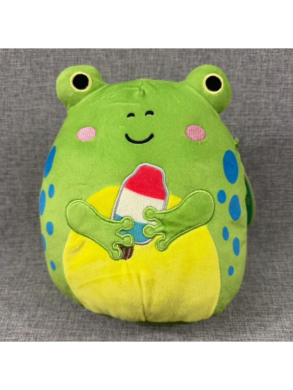 **NWT** Squishmallow Limell Frog Plush 8
